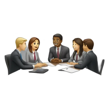 business meeting sticker