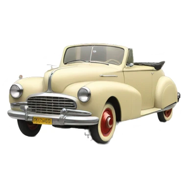 Vintage car sticker