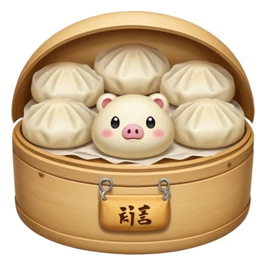 Dumpling love sticker
