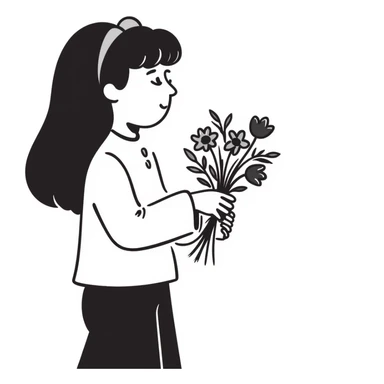 hair accessories including bows, hairbands, scrunchies, and clips in pastel colors dd9fb0, ffc6d3, a3bfc9, c4bee2, f1b091, hand-drawn doodle style sticker