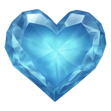 Crystal heart sticker