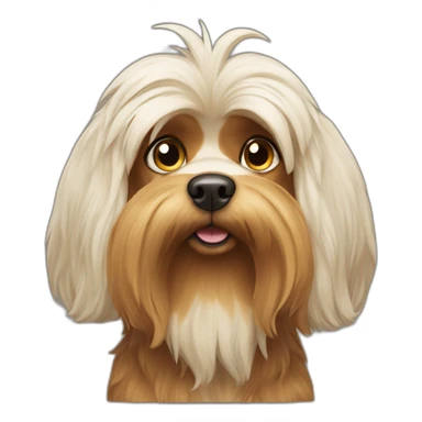 Giant Yorkshire dog sticker