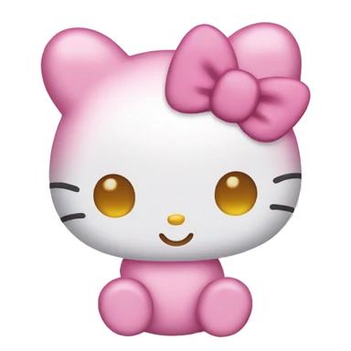 My melody hello kitty emoji sticker