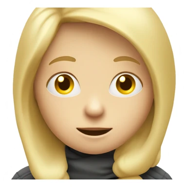 talking blond child with two speech bubbles near sticker