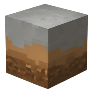 Minecraft dirt block sticker