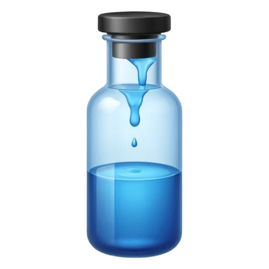 blue vial sticker