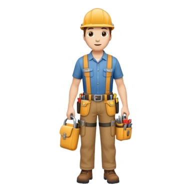 Repairs and Maintenance, tools belt, full body sticker