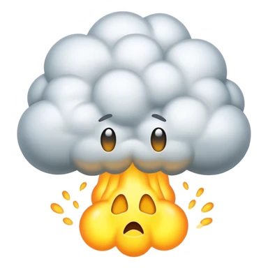 Nuclear fart cloud sticker