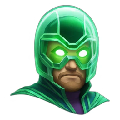 Electric bubble glass mysterio sticker