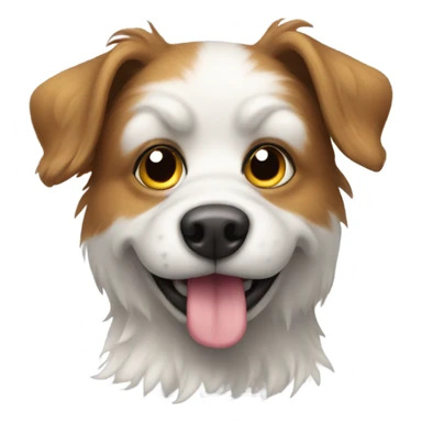 dog with stinky fur sticker