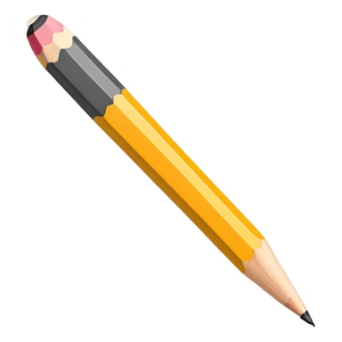 pencil writing Russian alphabet sticker