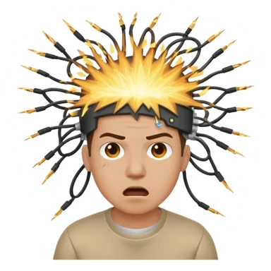 programmer pusing kepala meledak sticker