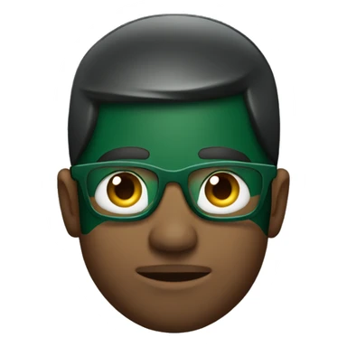 Dark green iphone 15 pro max sticker