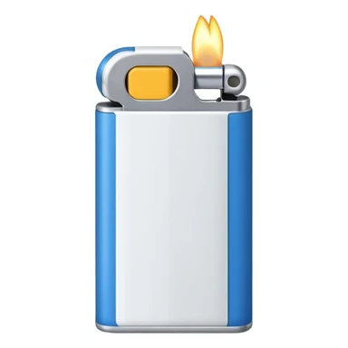 white lighter sticker