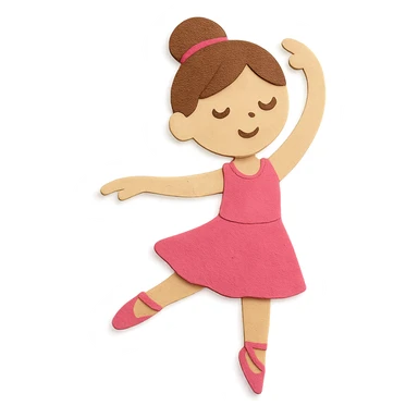 girl doing ballet sticker
