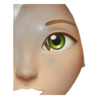 woman with green eyes and long blonde hair is holding a very fluffy and fat tortoiseshell cat sticker