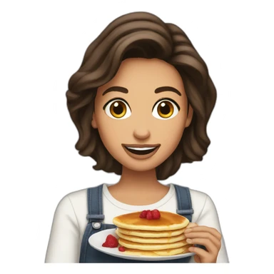 Jenner eat pancake sticker