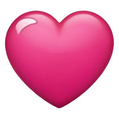 Cerise heart sticker