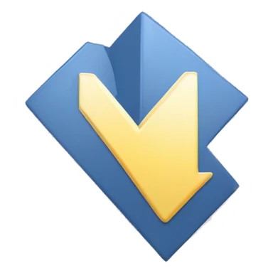 PDF FILE SYMBOL WITH DOWNLOAD ARROW AS A FLAT 2D RENDERING sticker