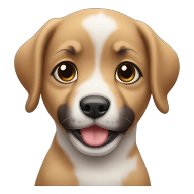 Very cute puppy exsiting sticker