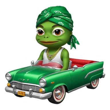 mach mir pepe emotes für twitch im chicano style sticker