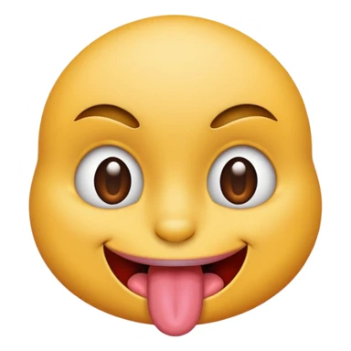 face with tongue out and smirking face sticker