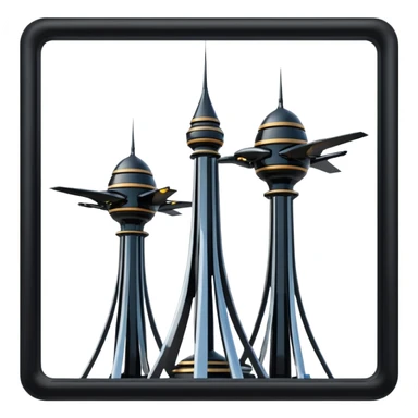 Uçan çarpan iki kule sticker