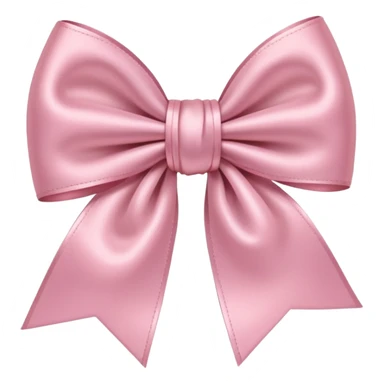 Light Pink bow plain sticker