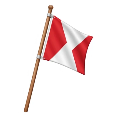 triangular flag Navigation & Location sticker