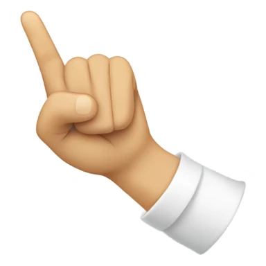 Finger pointing saying you’re the best sticker