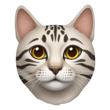 cat bengal sticker