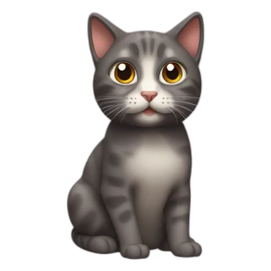 Cat nudlles sticker