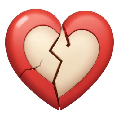 One half of a broken heart💔 sticker