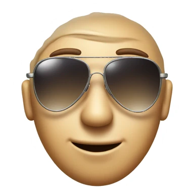 oil drop in aviator sunglasses sticker