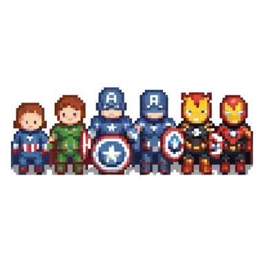 Avengers superhero team sticker