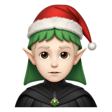 darth vader elf christmas sticker