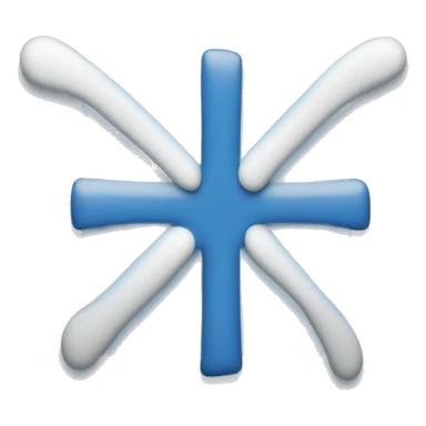 White Tick in Blue Square sticker