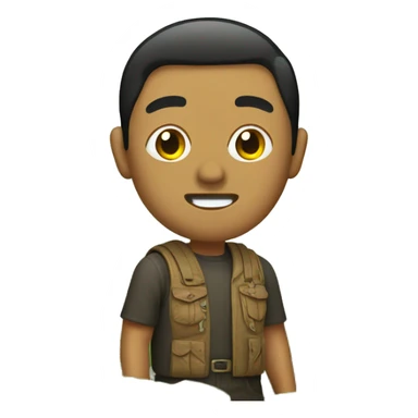 mexican in a forest sticker