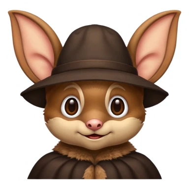 bat with hat sticker