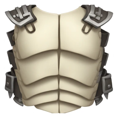 bone torso armor sticker