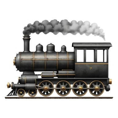 Steam Train sticker
