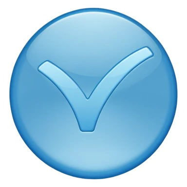Verified check mark In blue circle sticker