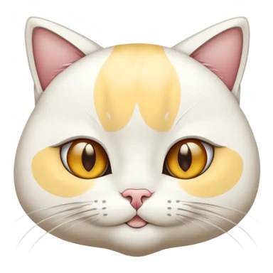 Een japanse cat die boos is sticker