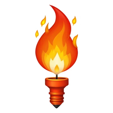 pouvoir ultime en feu sticker
