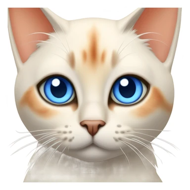Flamepoint Siamese cat sticker