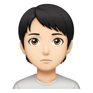 The character "Qi" from the manga "Nanbaka"  sticker