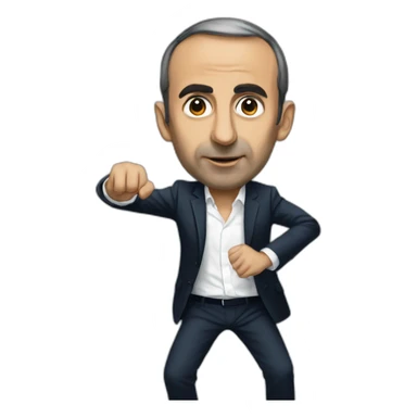 Zemmour fight macron sticker
