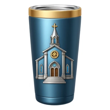 church tumbler sticker