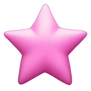 Pink star sticker
