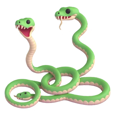 skeleton snake sticker